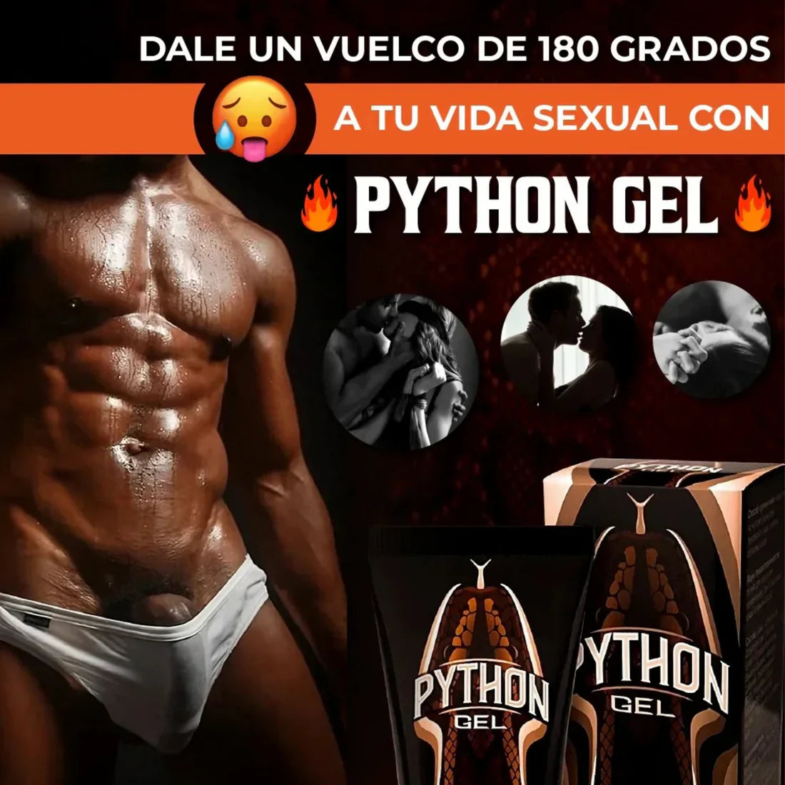 PYTON GEL RETARDANT - THICKENER 60 ML-te ayuda a durar más y disfrutar el sexo